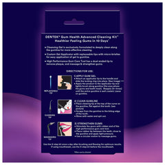 DenTek Gum Health Advanced Cleaning Kit, Oral Care Hygiene Kit, Gum Cleansing Gel, Gum Massager, and Plaque Scraper Dental Tools