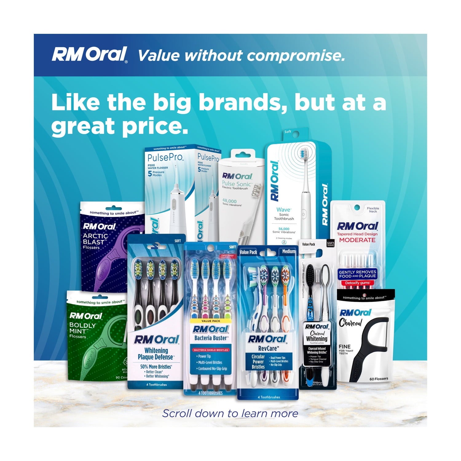 RM Oral Whitening Plaque Defense Toothbrush - Soft - 4 Ct.