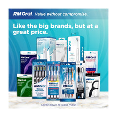 RM Oral Whitening Plaque Defense Toothbrush - Soft - 4 Ct.