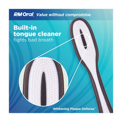 RM Oral Whitening Plaque Defense Toothbrush - Soft - 4 Ct.