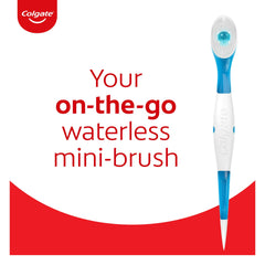 Colgate Max Fresh Wisp Disposable Mini Adult Manual Travel Toothbrushes, Peppermint, 24 Count