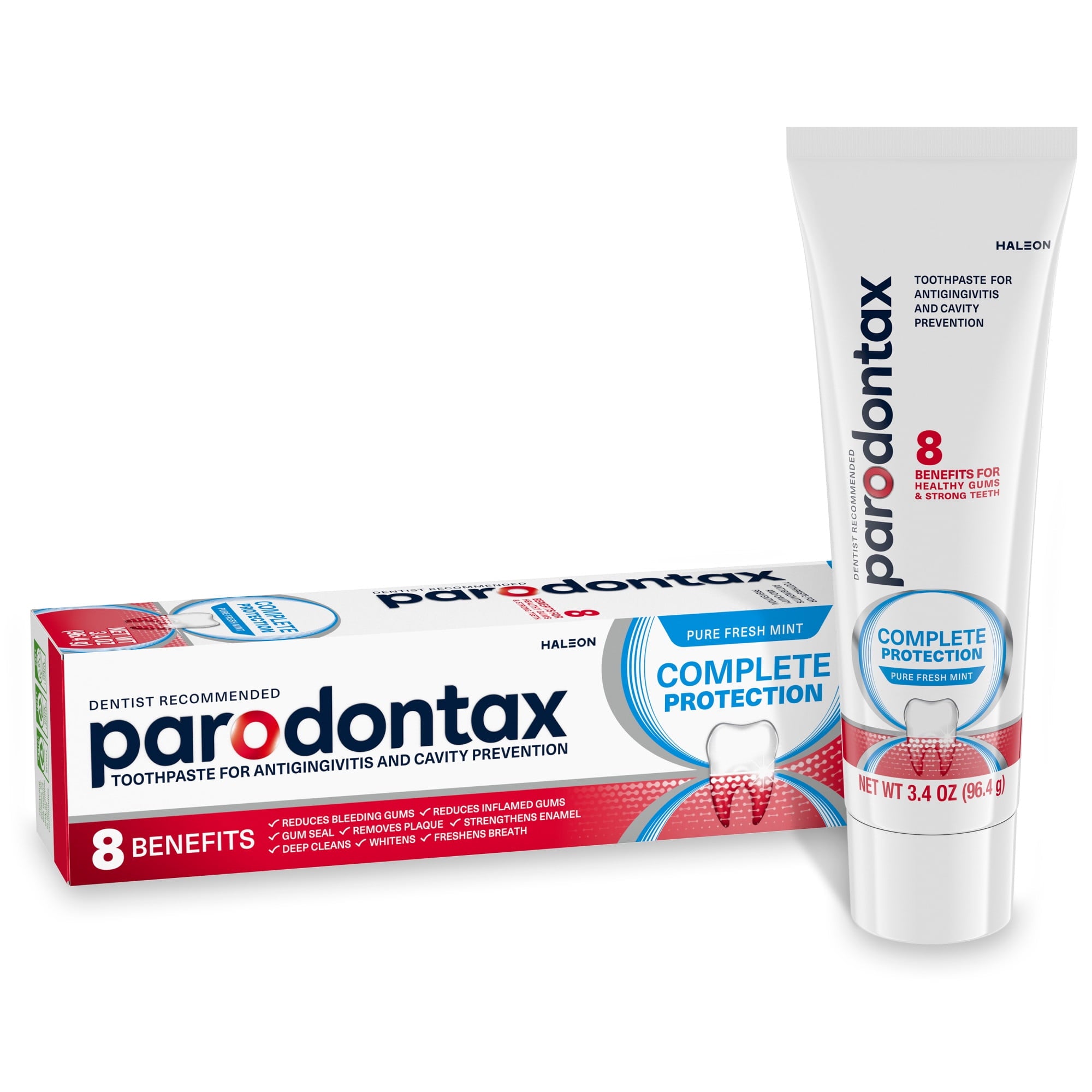 Parodontax Complete Protection Gingivitis Toothpaste, Pure Fresh Mint, 3.4 Oz