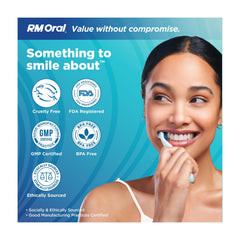 RM Oral Whitening Plaque Defense Toothbrush - Soft - 4 Ct.