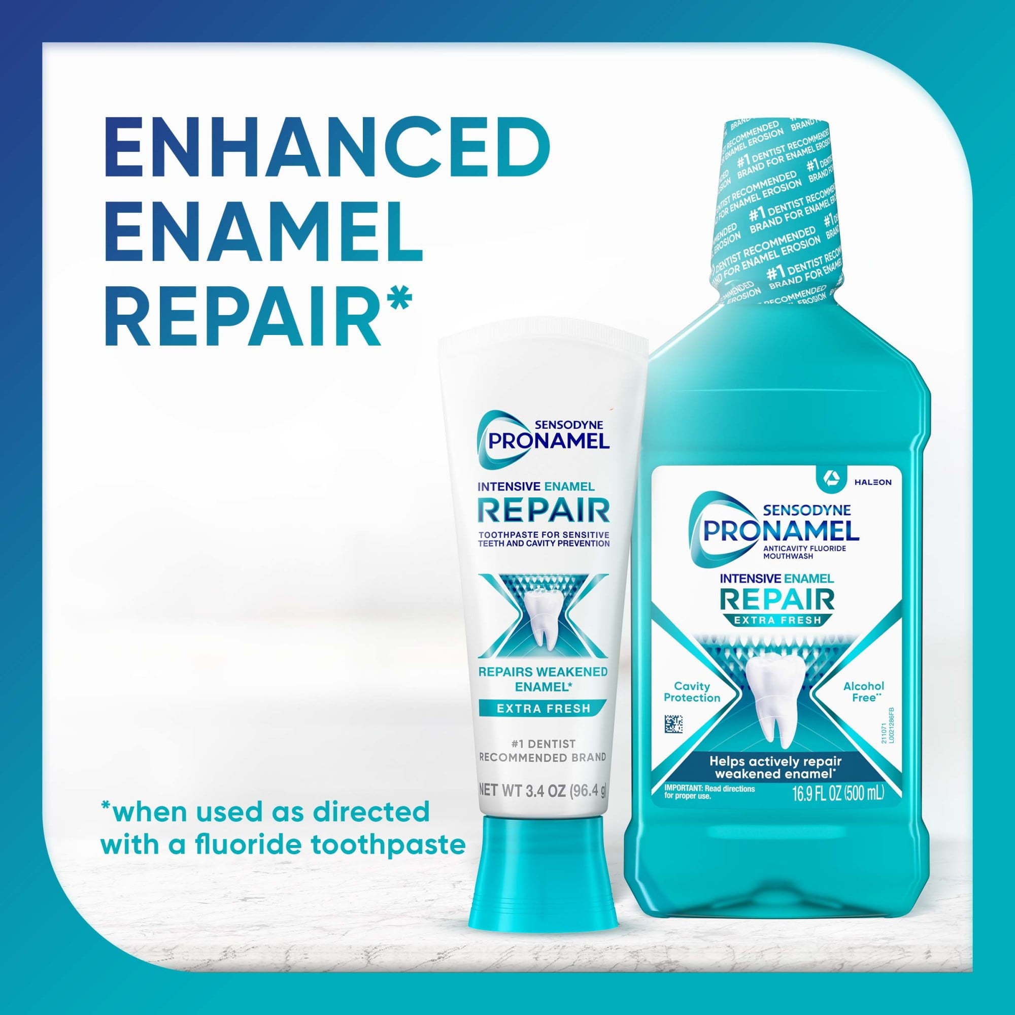 Sensodyne Pronamel Intensive Enamel Repair Sensitive Toothpaste, Extra Fresh, 3.4 Oz, for Adults