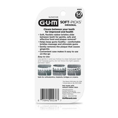 GUM Soft-Picks Original, Dentist Recommended Dental Picks, 50 Count